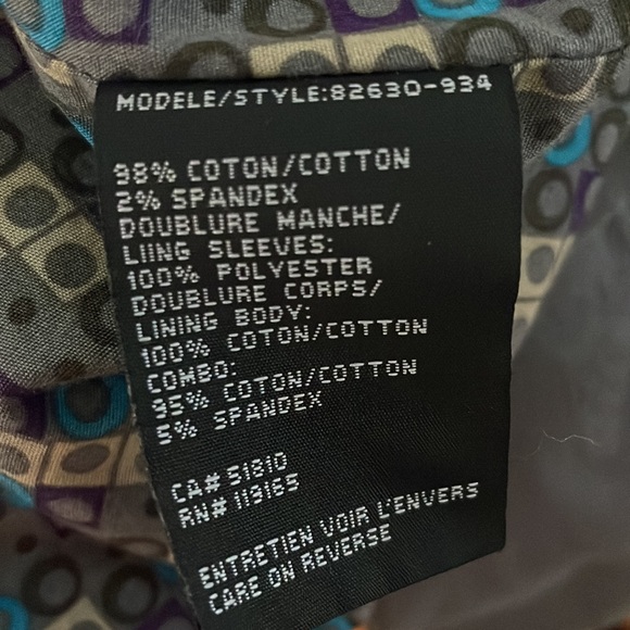 TRIBAL GRAY Utility JACKET SIZE 10 - Picture 8 of 9